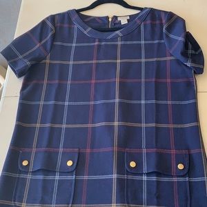 Jcrew short sleeve dress